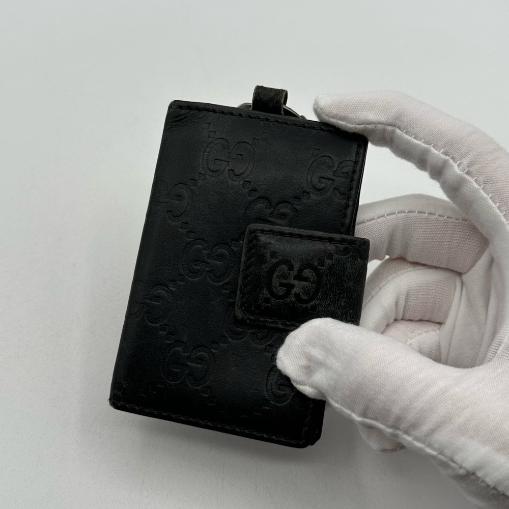 Gucci Key Ring Guccissima Card Holder Wallet